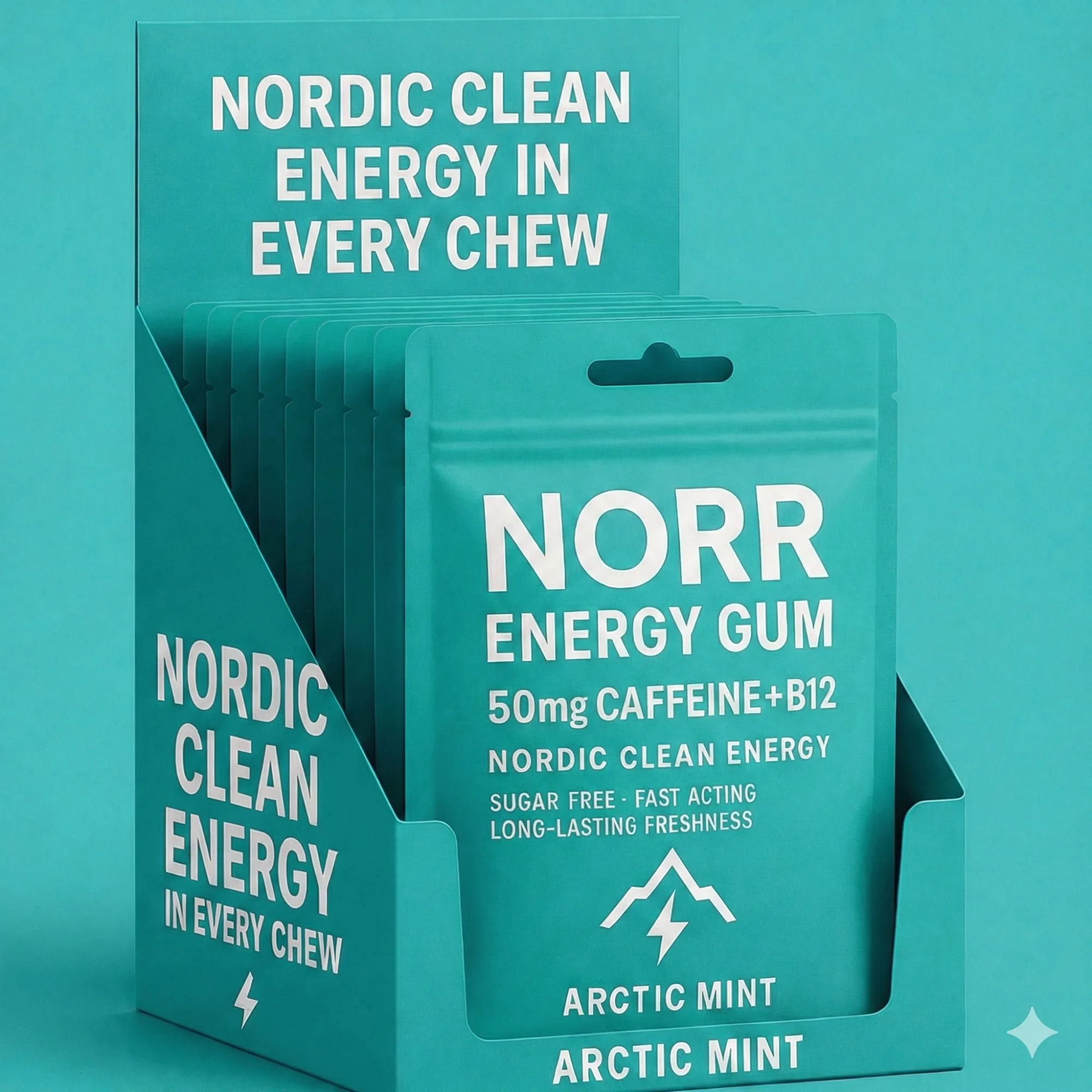 NORR Arctic Mint retail display box